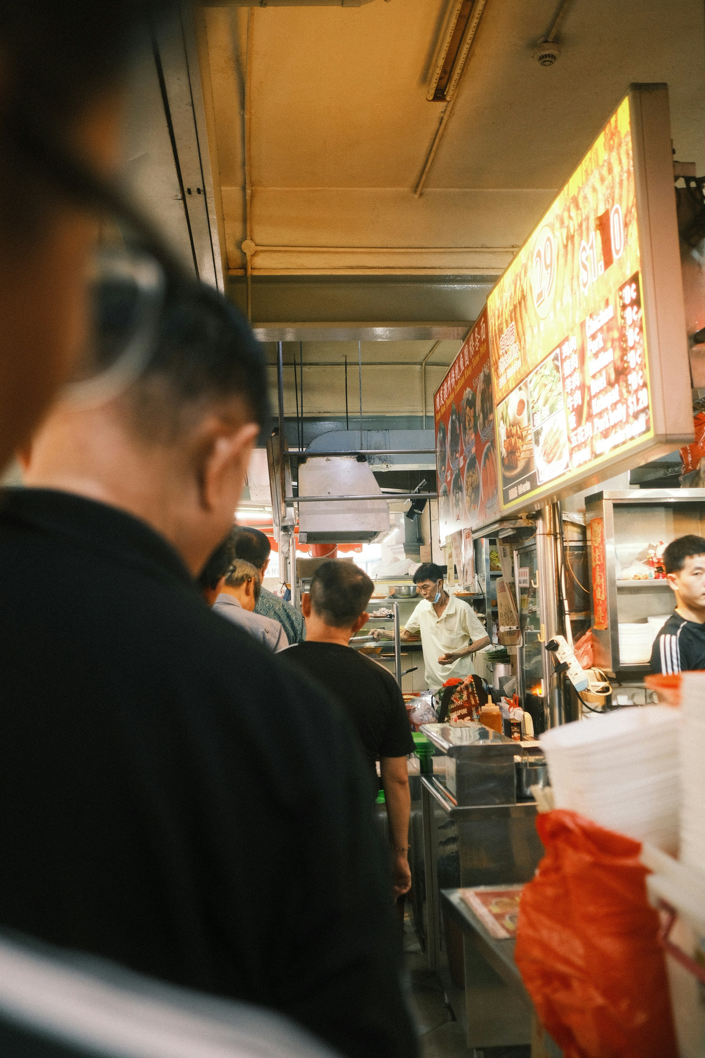Food market in Chinatown, Singapore